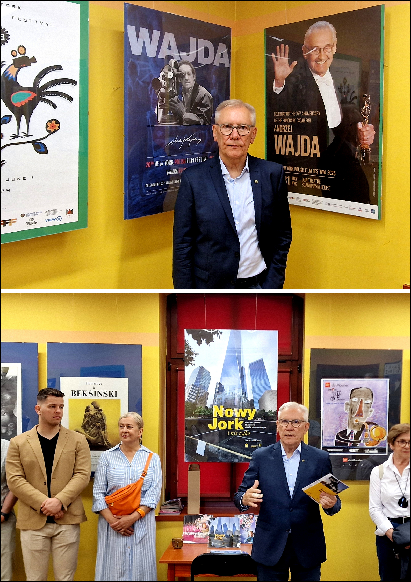Otwarcie wystawy plakatów „Nowy Jork i nie tylko” – ze zbiorów Leszka Jankowskiego